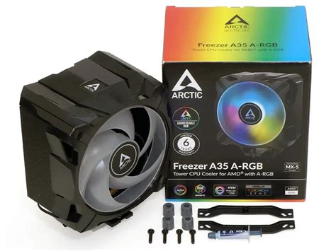 Arctic Freezer A35 ARGB AM4 AM5 CPU Cooler Review