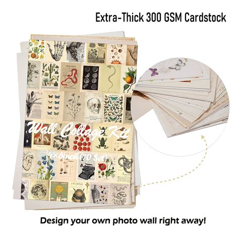 Koskimer 70pcs Vintage Wall Collage Kit 70 Set 4x6 Inch Posters For