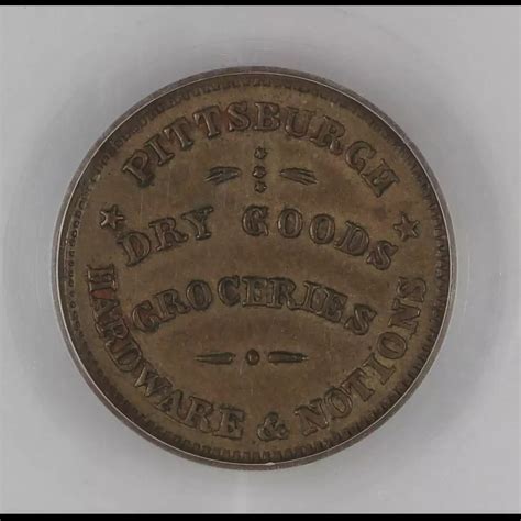 ND PA 764R 2a Civil War Token Pittsburgh PA Pvt Tokens Civil War