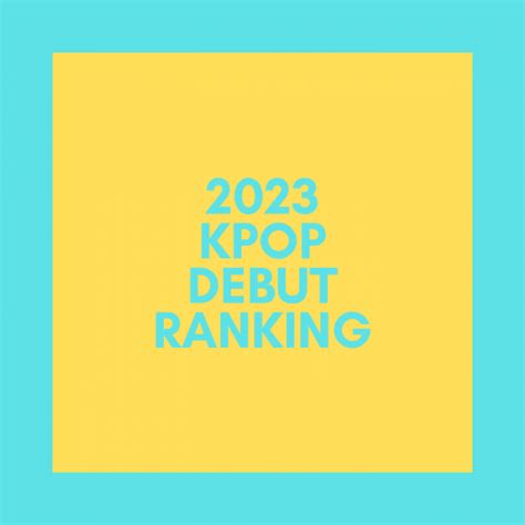 Create a 2023 kpop debuts Tier List - TierMaker