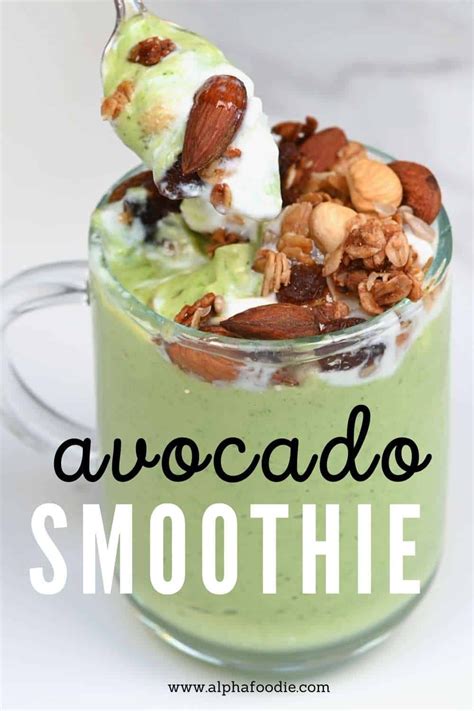 This Creamy Banana Avocado Smoothie Is Rich Creamy And Thick Enough