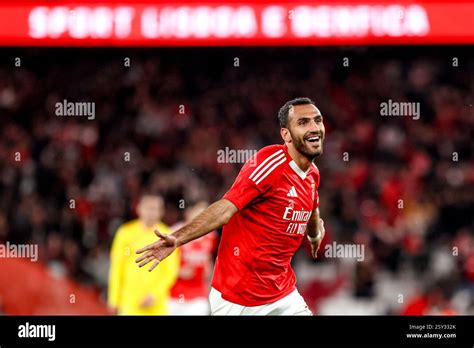 Vangelis Pavlidis Forward Of Sl Benfica Celebrates After Scoring A Goal