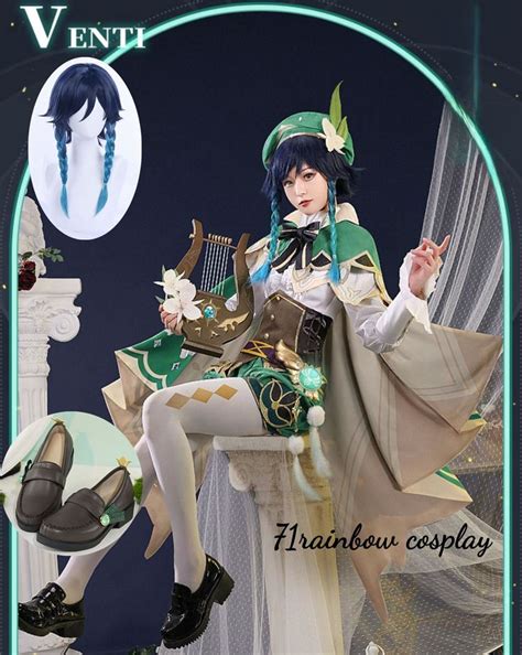 genshin venti cosplay barbatos cosplay