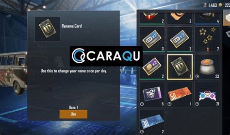 Cara Ganti Nama Pubg Mobile Gratis Terbaru Caraqu