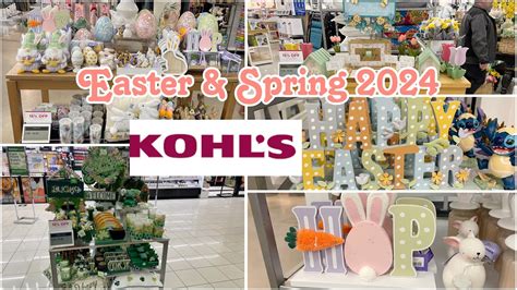 KOHL S Easter Spring St Patricks Day Decor 2024 Shop With Me YouTube