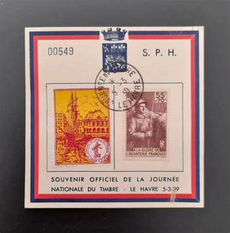 Souvenir Officiel De La Journ E Nationale Du Timbre Le Havre