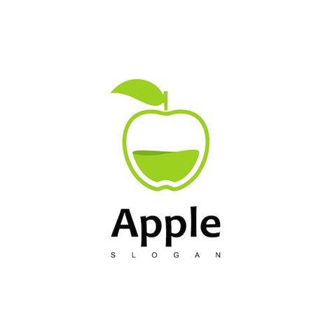 Premium Vector Apple Juice Logo