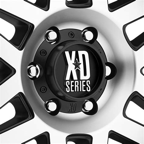 XD SERIES XD128 MACHETE Wheels Satin Black With Machined Face Rims