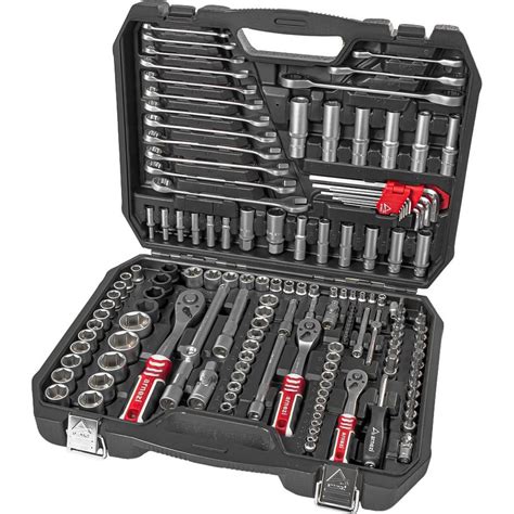 Набор инструментов ARNEZI 150 пр. 1/4"DR, 1/2"DR, 3/8"DR R0900150 ...