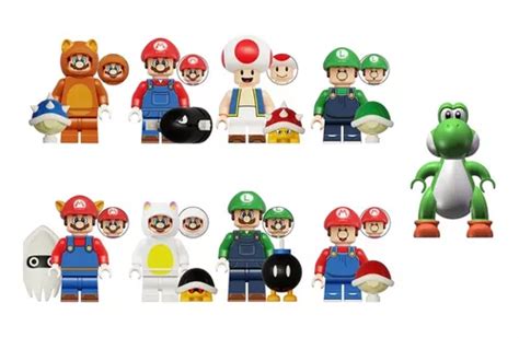 Minifiguras Set Mario Bros Cuotas Sin Inter S