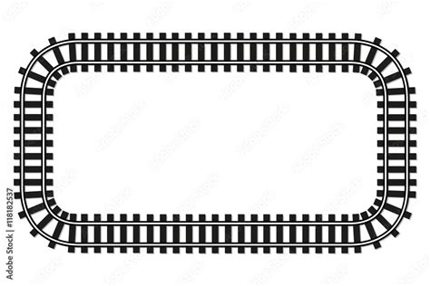 locomotive railroad top wiev track frame rail transport background ...