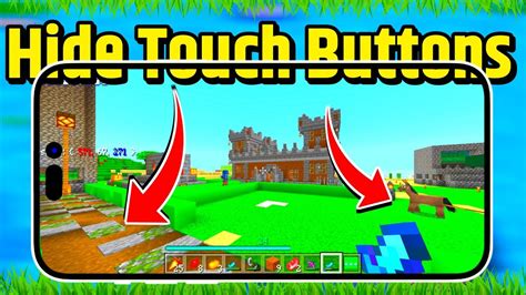 HIDE CONTROLS IN MINECRAFT PE HIDE TOUCH BUTTONS REMOVE CONTROL