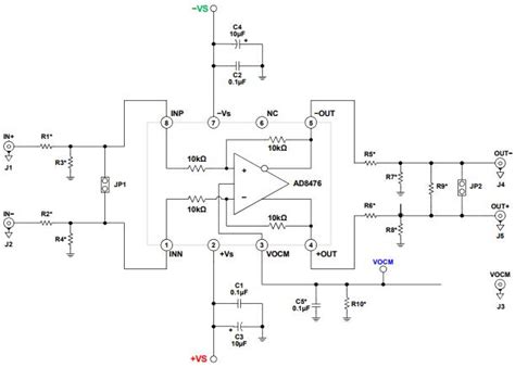 EVAL AD8476 Reference Design Differential Amplifier Arrow