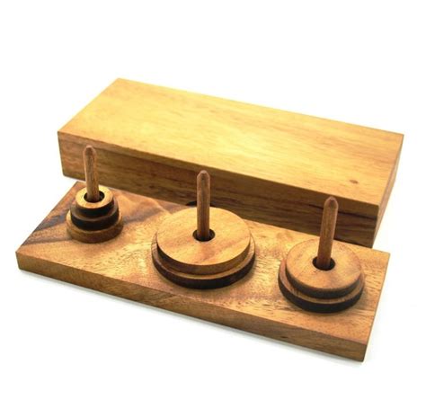 Tower Of Hanoi Classic Wooden Toysinterlocking Puzzleswitty Game Wooden Toys Tower Of Hanoi