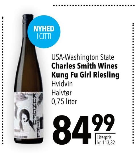 Charles Smith Wines Kung Fu Girl Riesling Tilbud Hos Citti