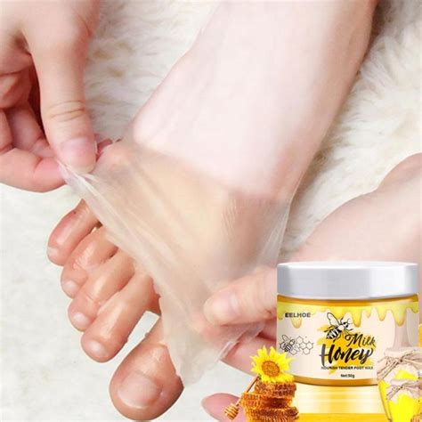 50g Milk Honey Wax Foot Mask Exfoliating Dead Skin Foot Reduce Roughness Dryness Anti Crack Foot