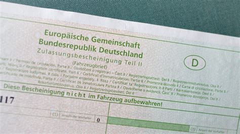 Fahrzeugbrief Einfach Erkl Rt Adac