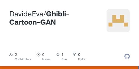 GitHub DavideEva Ghibli Cartoon GAN