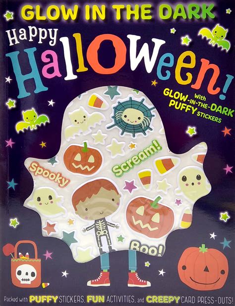 Glow In The Dark Puffy Stickers Happy Halloween FAHASA