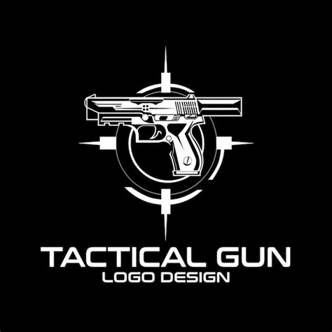 Premium Vector Tactical Gun Vector Logo Design