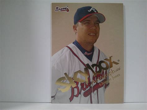 Skybox Autographics Chipper Jones Hof Ebay