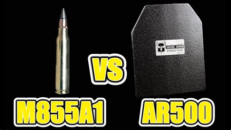 M855a1 Vs Ar500 Armor Youtube