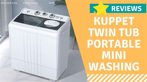 Kuppet Compact Twin Tub Portable Mini Washing Machine Lbs Capacity