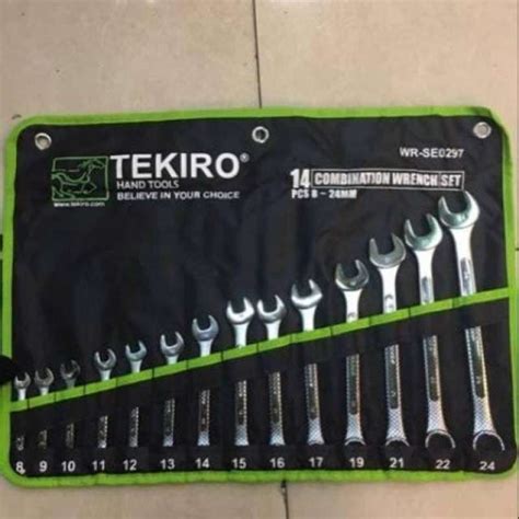 Jual Tekiro Kunci Ring Pas Set Pcs Mm Combination Wrench Set