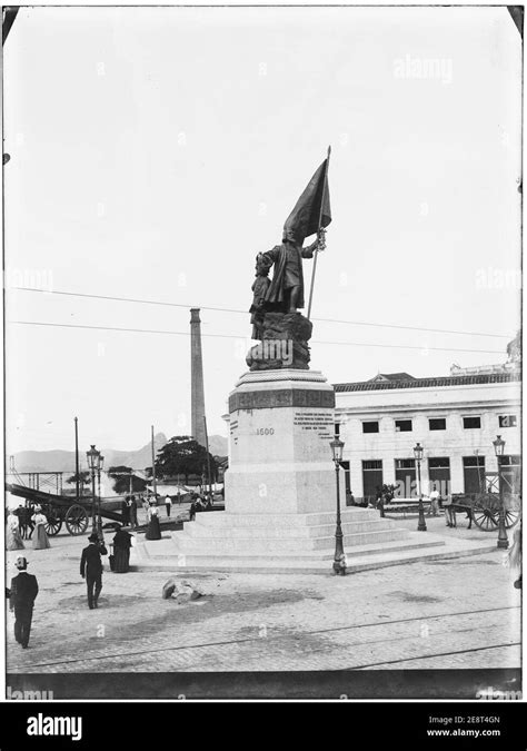 Monumento a Pedro Alvares Cabral - Largo da Glória Stock Photo - Alamy