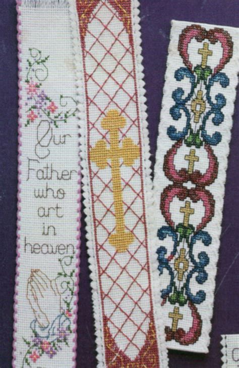 Bible Bookmark Cross Stitch Patterns Inspirational Bellpulls Etsy