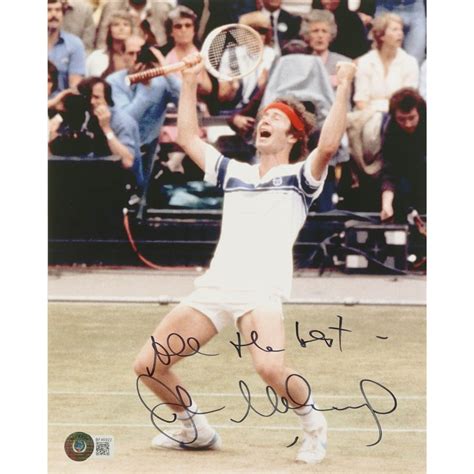 John McEnroe Signed 8x10 Photo Inscribed All The Best Beckett