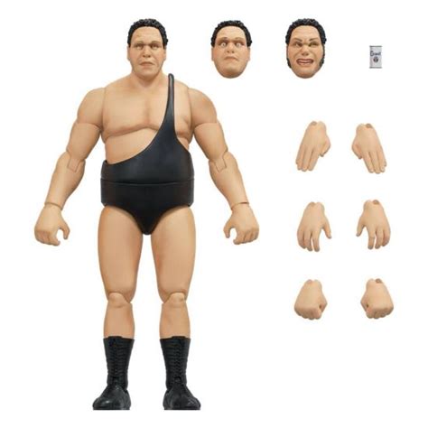 Andre The Giant Andre Ultimates Action Figure Black Singlet 20cm Preorder Merchoid