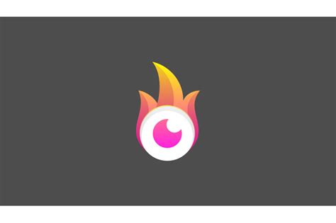 fire eye logo vector design template By GraphicHouse | TheHungryJPEG