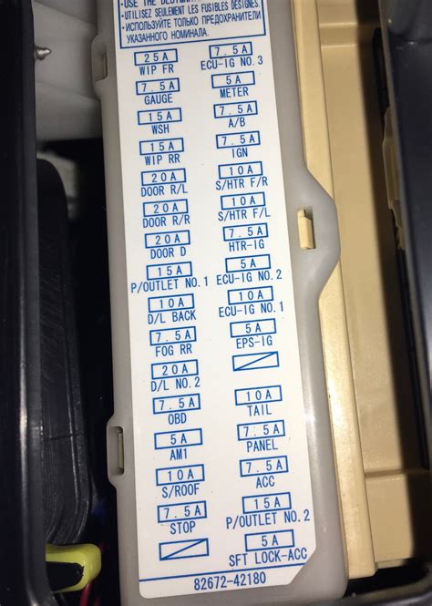 Brake Light Fuse Diagram Toyota Corolla Toyota Corolla Brake