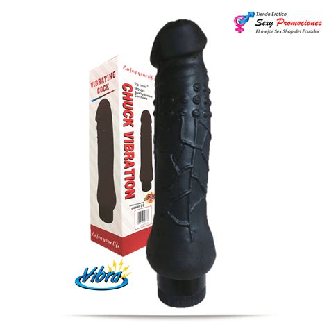 Vibrador Realista Negro Chuck Sexypromociones Tienda Sex Shop En