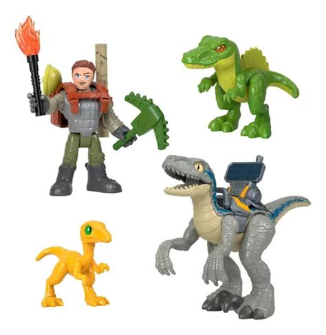 Imaginext Jurassic World Paquete Rastreador De Dinosaurios Meses Sin Interés