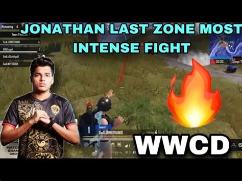 JONATHAN LAST ZONE MOST INTENSE FIGHT GODLIKE WWCD YouTube