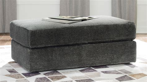 Karinne Ottoman - Dark Gray | Home Furniture