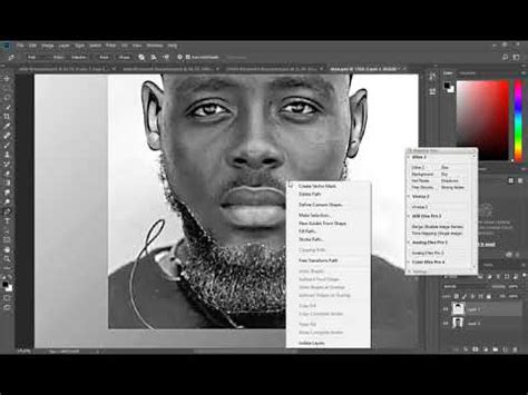 EASY WAY TO TRACE ANY IMAGE IN PHOTOSHOP CC YouTube