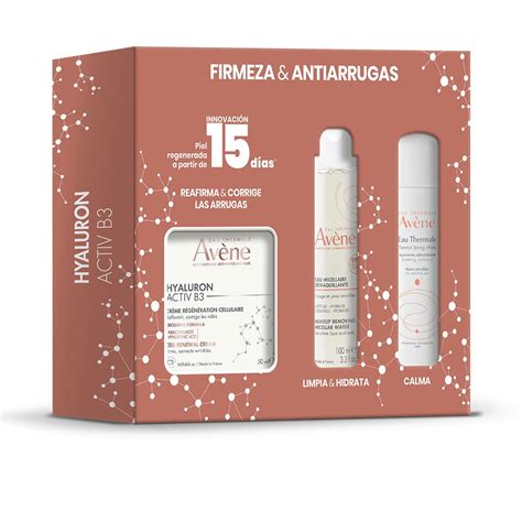 AVENE HYALURON ACTIV B3 CREAM MICELLAR THERMAL WATER SET