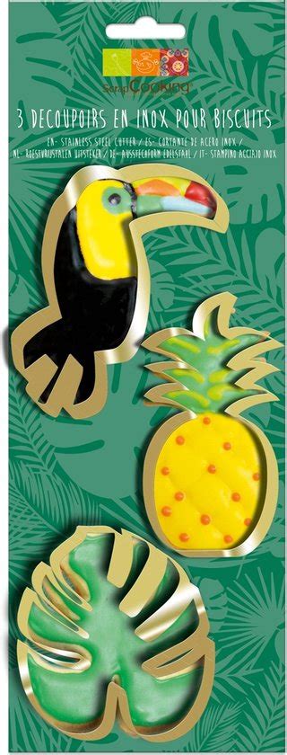 Scrapcooking Koekjesuitsteker Tropical Set Bol