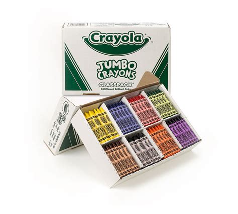 Crayola Jumbo Crayons 200 Count 8 Colors Crayola