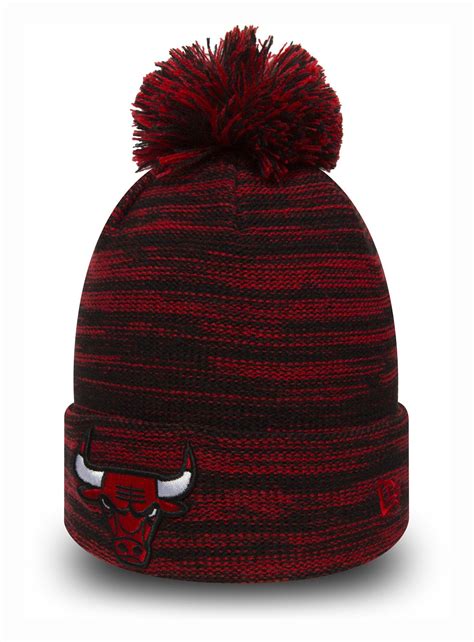 Chicago Bulls New Era Kids Marl Knit Bobble Hat Age 5 10 Years