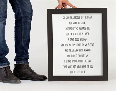 It Does To Me Luke Combs Lyrics Country Song Quote Sign Etsy