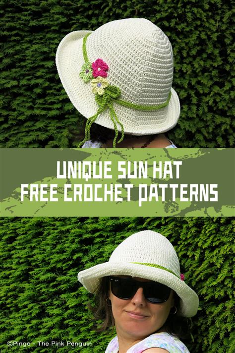 6 Free Unique Crochet Sun Hat Patterns