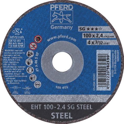 Pferd Flat Cut Off Wheels Premium Steel A S Sg Pk