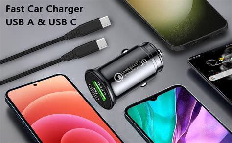 Caricatore Auto Usb C Caricabatterie Auto Accendisigari Usb Accessori