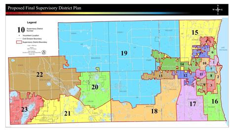 Kenosha County Supervisory District Map