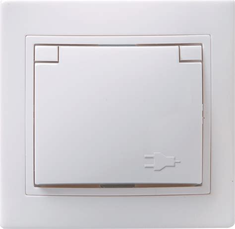 Розетка 1-местная РСб10-3-КБ с заземляющим контактом с крышкой 16А ...