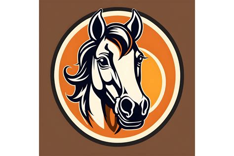 Horse Mascot Logo Graphic by Craftable · Creative Fabrica